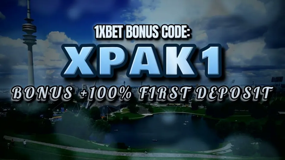 The 1xBet welcome bonus with promo code XPAK1 gives you a 100% boost on your first deposit