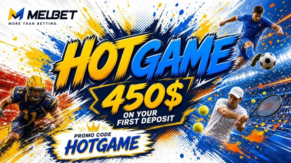 What is the MELBET promo code HOTGAME and how do you use it to claim $450 on your first deposit?